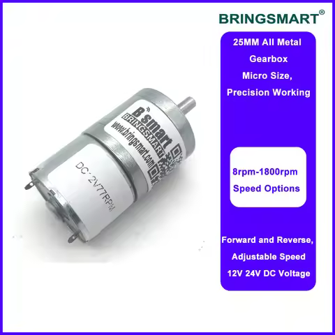 Wholesale JGA25-310 Mini Motor 3-12v Gear Motor 7-1818rpm DC Motor Low Noise Gearbox Printer High To