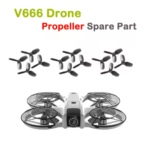 V666 RC Drone Propeller Blade Maple Leaf Spare Part for Brushless New Drone V666 Wing Blade Accessor