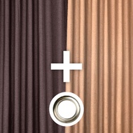 【 LANGSIR RAYA 𝟐𝟎𝟐𝟒 】Langsir Ready Made Curtain !!! Siap Jahit Langsir Dark Brown Theme Mix & Match 