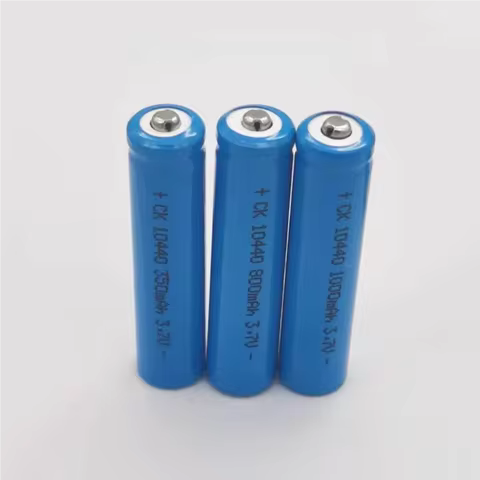 2-6pcs ICR10440 10440 Genuine full capacity 3.7V 1000mAH rechargeable lithium battery strong light f