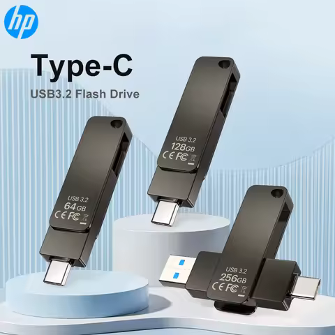 Original HP Metal Flash Drive Dual Drive 762C USB 3.2 Type C/A Memory Stick Dual Slot USB Flash Driv