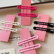 Candy Color Seamless Duckbill Clip Broken Hair Clip Female Forehead Bangs Side Clip Headdress Back H