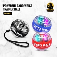 Powerful Gyro Wrist Trainer Ball - LED Lights, Exercise for Stronger Wrists & Better Grip Gyro Ball