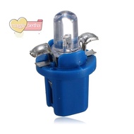 10Pcs LED Bulb Meter Dash B8-5D T5 Lamp with Holder Blue Tuning Auto Car Light