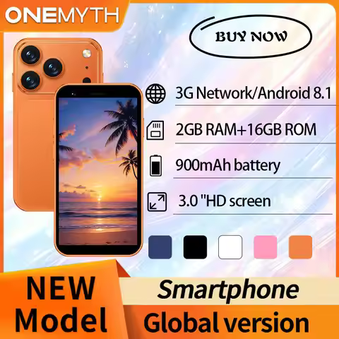 ONEMYTH A17 Mini Smartphone, 2GB RAM, 16GB ROM, Dual SIM Dual Standby 3G Phone, Built-in Google Play