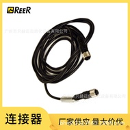 Kabel CFM5P3/CFM5P5/CFM5P10 Penyambung REER M12 5-pin dengan 2 Benang Lelaki dan Benang Wanita