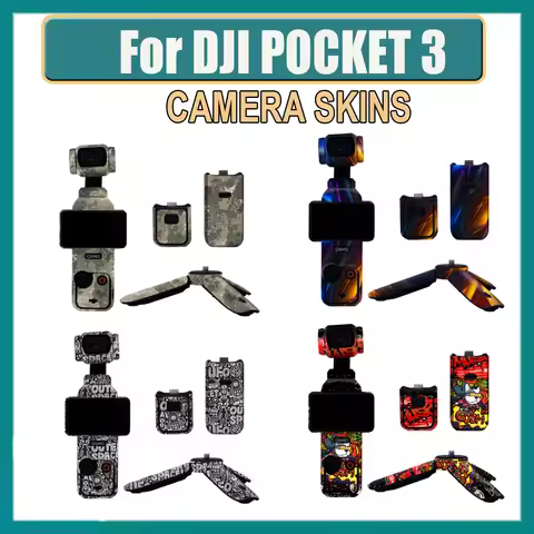 for DJI OSMO Pocket 3 Stickers Decal Skin Full cover Camera Protector Waterproof for DJI Pocket 3 Ac