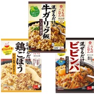 Our Rice Mix Series 3-Pack Set (Beef Garlic Rice 74g x 1 / Bibimbap 82g x 1 / Chicken and Burdock 70