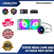 Tecware MIRAGE 240mm ARGB Aio Cooler White Edition