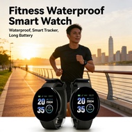 1.44 Inch Smart Watch Round Screen Sports Watch Sleep Monitor Step Heart Rate Blood Pressure Badge D