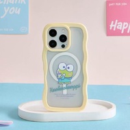 三麗鷗男團大眼蛙喝飲料雲朵波波MagSafe iPhone手機殼