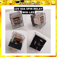 Car 12v 87A 5pin Relay / Control Device RED BETTA RELAY 87a (80A)