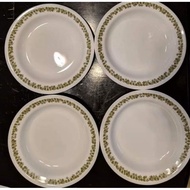 Corelle Spring Blossom Rimmed Plate 8.5 inch - Set of 4 pcs