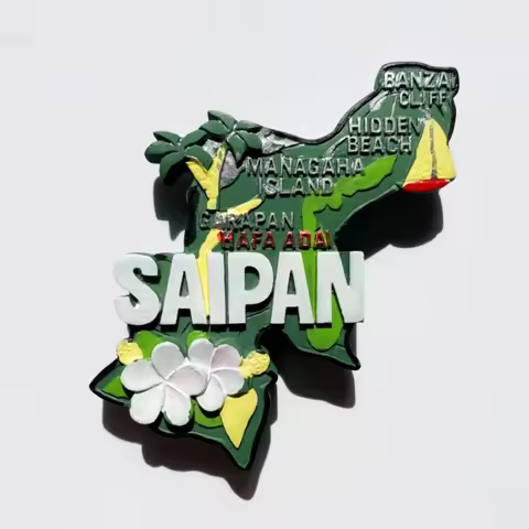 United States, Northern Mariana Islands, Federal Saipan Island, Creative Tourism, Magnetic refrigera