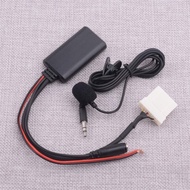 Car Bluetooth AUX Audio Cable Adapter Mic For Mazda 3 5 6 MX-5 RX-8 Stereo Radio Multimedia AUX Cabl