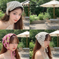 Sunflower Hair Scarf for Ladies, Summer Dopamine Hairpiece, Chic Exquisite Clip Hairband  Selendang 