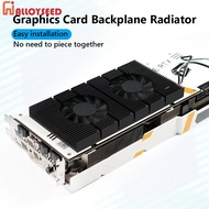 GPU Backplane หม้อน้ำการ์ดจอแผ่นหลังสำหรับ RTX 3090 3080 3070ระบายความร้อนอลูมิเนียมอัลลอยด์