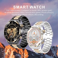 New Smart Watch Men 4GB ROM Bluetooth Call NFC IP68 Waterproof GPS Track AI Voice Assistant Women Smart Watch For Huawei Xiaomi