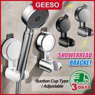 GEESO Showerhead Bracket Suction Cup Type Adjustable Shower Head Holder Universal Wall Mounted Handh