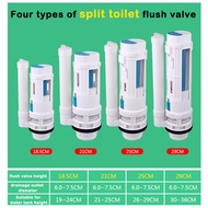 [SG Stock] Dual Flush Push Button 52mm Outlet Valve Fill Toilet Cistern Inlet Drain split Water Tank Repair Parts