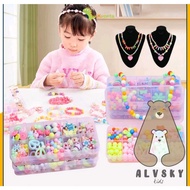 DIY CHILDREN'S TOYS BEAD BRACELET SET BEADS DIY/ BEADS BEADS HANDCRAFTS Kids Activity Set