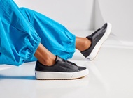 Keds REMI LEATHER 厚底皮革懶人休閒鞋 黑 9234W137898(WH67323)