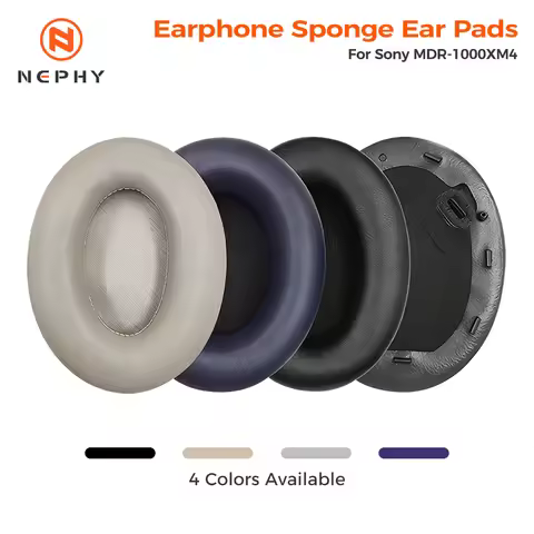 Replacement Ear Pads Cushions for Sony WH-1000XM4 Headphone Soft Memory Foam Pads 1000 XM4 1000XM4 E