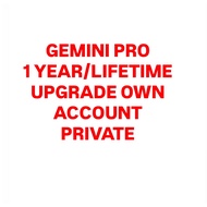 LIFETIME GEMINI PRO PRIVATE OWN ACCOUNT