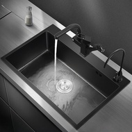 304 Stainless Steel Kitchen Nano Sink Single Sink Black Sink