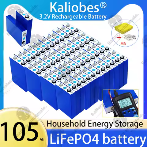 new 3.2V LiFePo4 battery 105AH 12V 24V 36v 48V 60v 72v 84v camping car lithium iron phosphate golf c