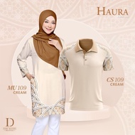HAURA CREAM MU109 CS109 JERSEY SUBLIMATION FAMILY MUSLIMAH KIDS DEWASA