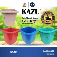 Bak Mandi Sudut Plastik / Bak Air PVC / Bak Kamar Mandi KAZU 120 L