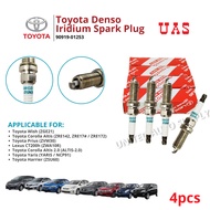 TOYOTA DENSO Iridium Spark Plug 90919-01253 SC20HR11 for WISH ALTIS PRIUS CT200H YARIS HARRIER