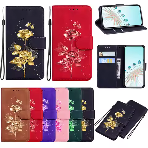 Leather Phone Case For Motorola MOTO G56 G64 G86 5G G54 G55 G84 G85 G04S E14 G05 E15 G60S G7 PLAY Ca