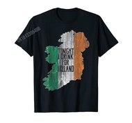 2025 New AdultMen Women T Shirt More Design Irish Map and Flag Souvenir Distressed Ireland T-Shirt M