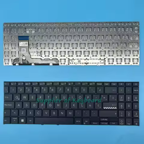 NEW Latin Spanish Keyboard For Asus VivoBook Go 15 OLED E1504 E1504F E1504FA E1504G E1504GA Black/Gr