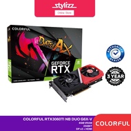 COLORFUL GEFORCE RTX 3060 NB DUO 12GB DDR6 / RTX3060TI / RTX3060 NB DUO 8GB GDDR6 GRAPHIC CARD