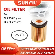 Oil Filter for CLA250 Engine I4 2.0L 270.920 2701800109 2701800009  HU711/6Z E818HD238 2701840125