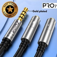 New DESIGN - Aux Male to 2 Female Mic Audio Splitter Cable & Audio Cable Series