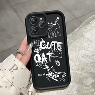 Case For Xiaomi Redmi 12 4G 12 5G Note 12r 5G New Soft Silicone Shockproof Cute Cat Pattern Mobile P