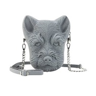 香港Adamo 3D Bag史納沙單肩包斜挎包女時尚百搭可愛雪納瑞動物包