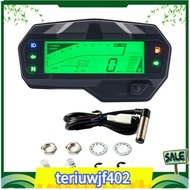 【●TI●】Universal Motorcycle Lcd Digital Meter Speedometer Odometer Tachometer 1000RPM Gauge for Yamaha FZ16