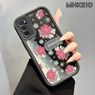 MHKEID Casing Hp Untuk OPPO A16 OPPO A16s OPPO A54s Case Casing pola Bunga Kaya Kasing HP Cesing Sil