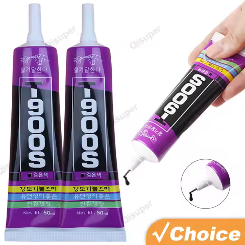 Black T9000 Cell Mobile Phone Screen Repair Glue Speaker Rhinestone Rubber Textile Epoxy Contact Adh