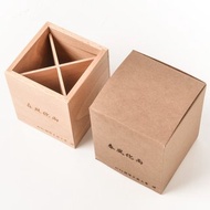 【分格筆筒】原木筆筒 木製筆筒 方形筆盒 考試禮物