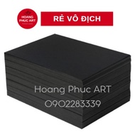 Black cardboard A0/A1/A2 - 10 sheets/book