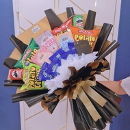 Potato Chips Bouquet, Calbee potato chips, Lays potato chips, Candy floss