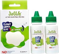 Dabble Non Toxic Glue, 2 in 1 pack, Child safe glue for Early learning art and craft projects - Easy