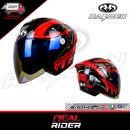 หมวกกันน็อค RAIDEN รุ่น FUSION Open Face (หมวกกันน็อคครึ่งใบ)