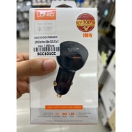 LDNIO C101 Car Charger USB + USB-C